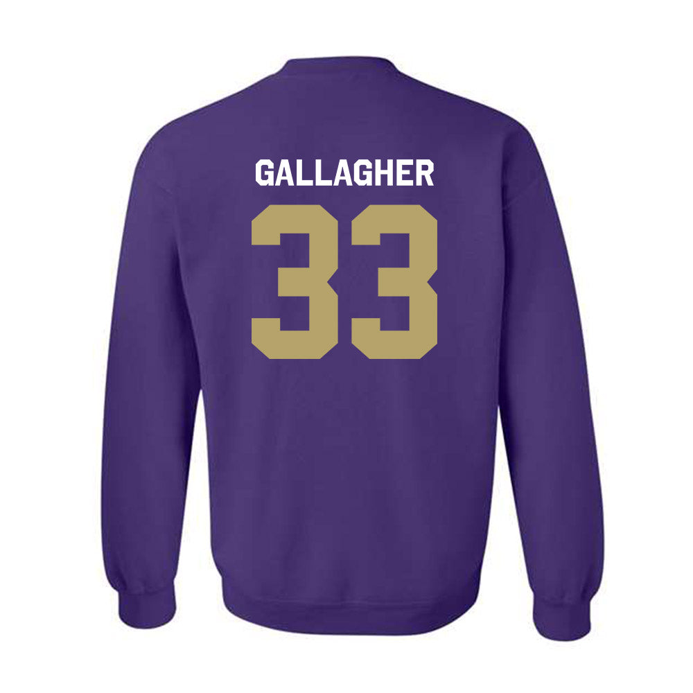 JMU - NCAA Baseball : Aiden Gallagher - Classic Shersey Crewneck Sweatshirt-1