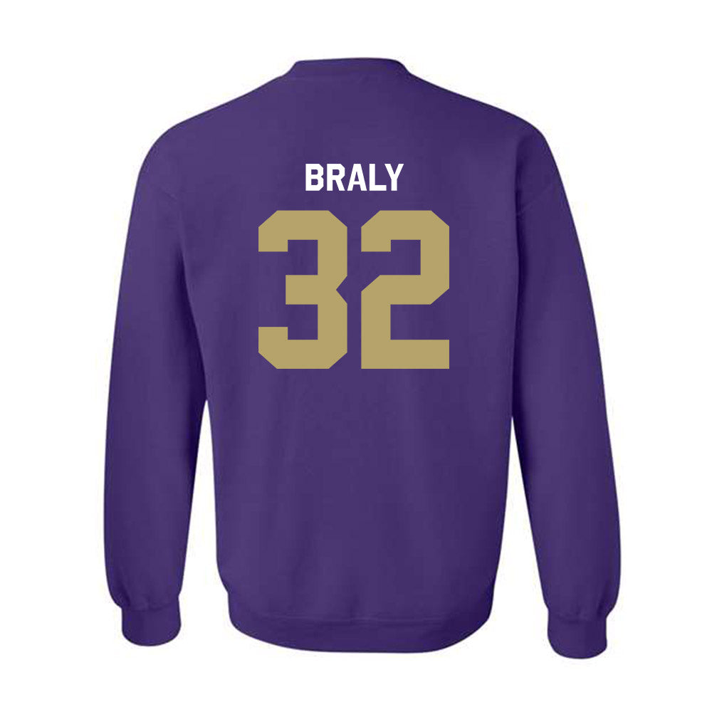 JMU - NCAA Softball : Allie Braly - Classic Shersey Crewneck Sweatshirt-1