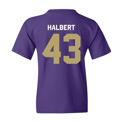 JMU - NCAA Football : Miles Halbert - Classic Shersey Youth T-Shirt-1