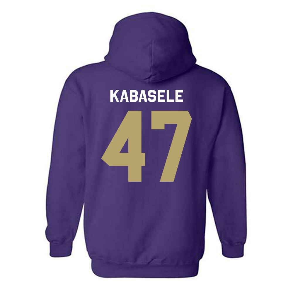 JMU - NCAA Football : Kevin Kabasele - Classic Shersey Hooded Sweatshirt-1