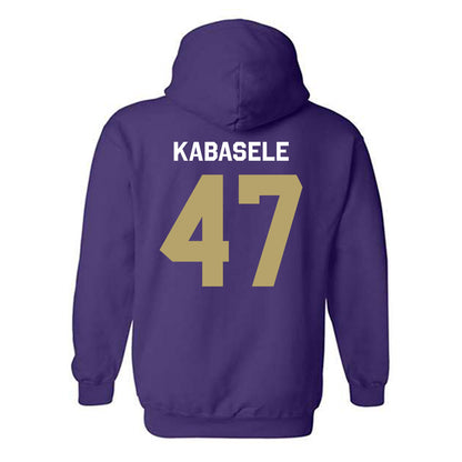 JMU - NCAA Football : Kevin Kabasele - Classic Shersey Hooded Sweatshirt-1