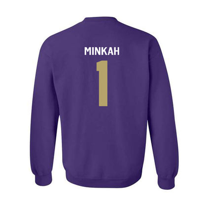 JMU - NCAA Football : Damier Minkah - Classic Shersey Crewneck Sweatshirt-1