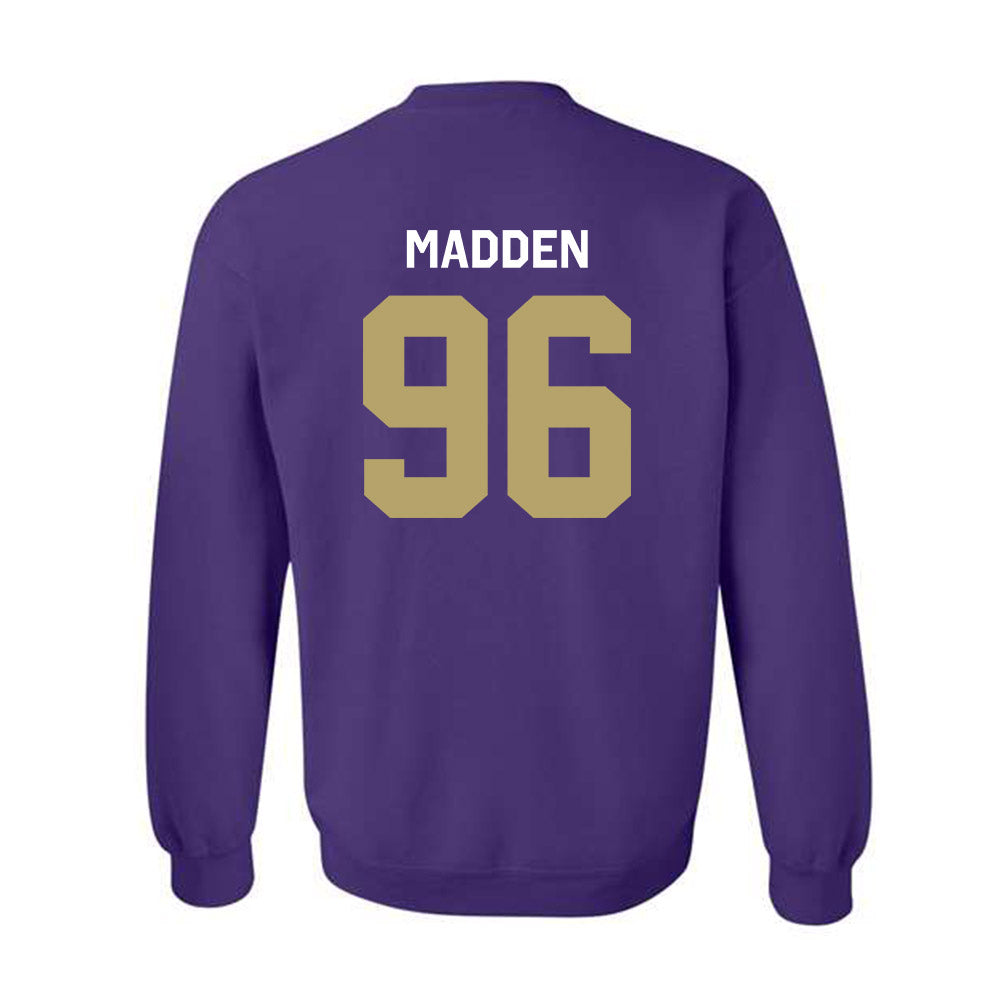 JMU - NCAA Football : Connor Madden - Classic Shersey Crewneck Sweatshirt-1