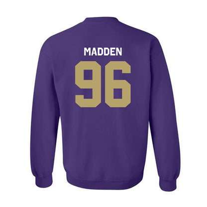 JMU - NCAA Football : Connor Madden - Classic Shersey Crewneck Sweatshirt-1