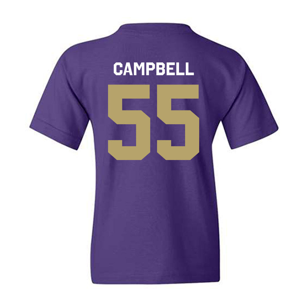 JMU - NCAA Football : JaKobe Campbell - Classic Shersey Youth T-Shirt-1