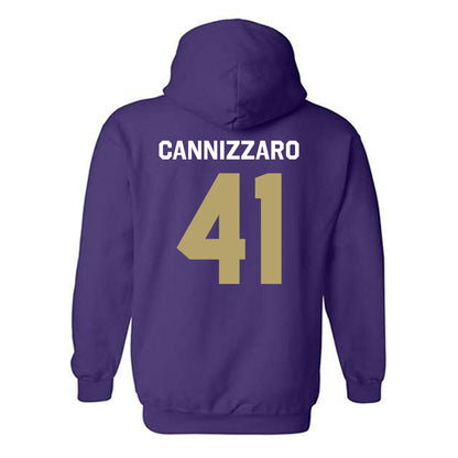 JMU - NCAA Baseball : Jack Cannizzaro - Classic Shersey Hooded Sweatshirt-1