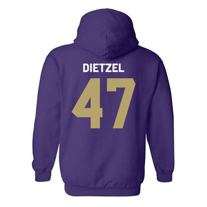 JMU - NCAA Football : Mitchell Dietzel - Classic Shersey Hooded Sweatshirt-1