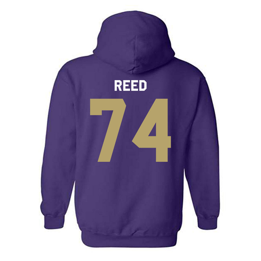 JMU - NCAA Football : Sani Reed - Classic Shersey Hooded Sweatshirt-1