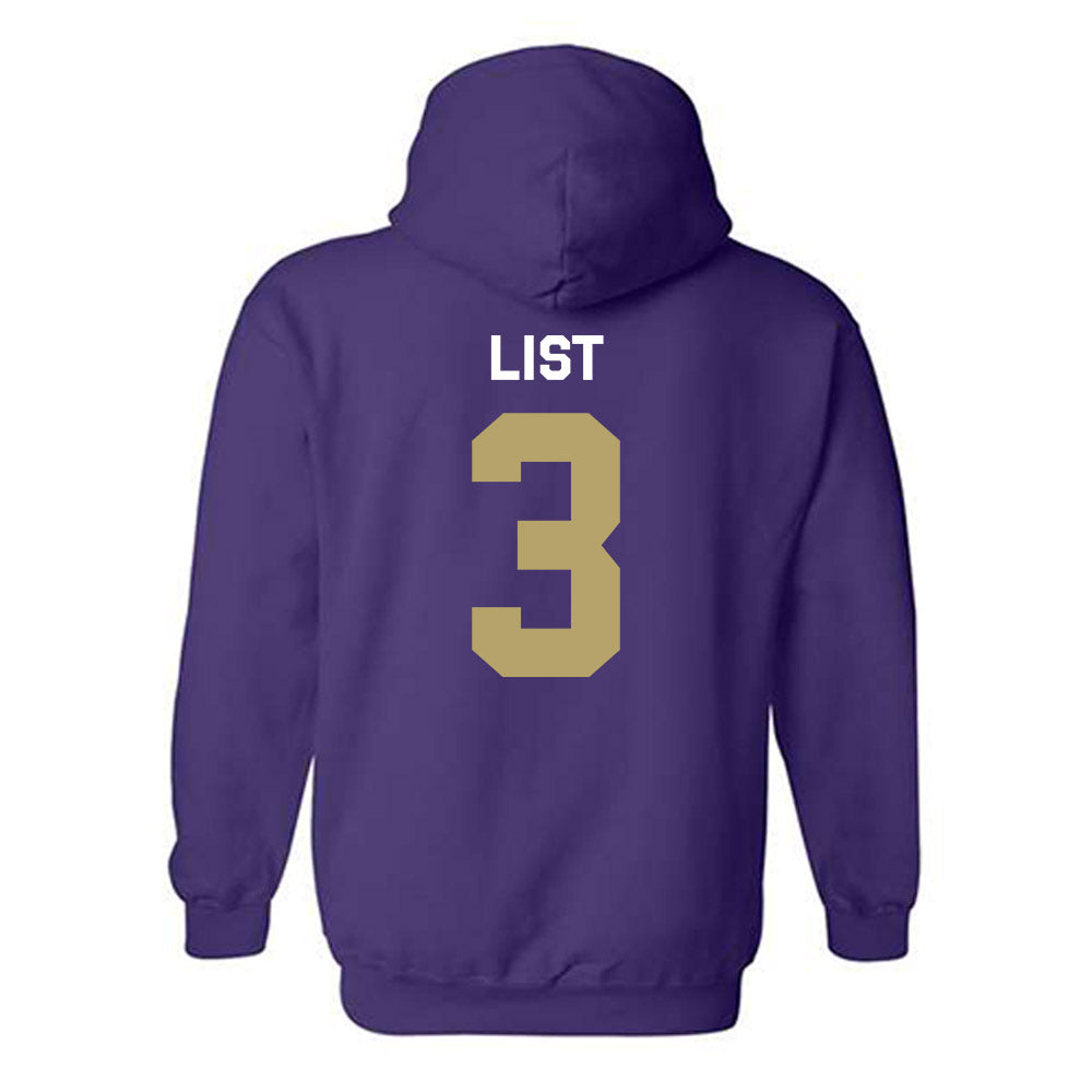 JMU - NCAA Softball : Payton List - Classic Shersey Hooded Sweatshirt-1