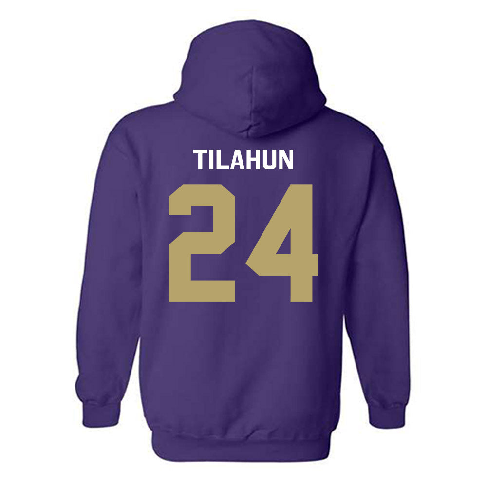 JMU - NCAA Men's Soccer : Henok Tilahun - Classic Shersey Hooded Sweatshirt-1