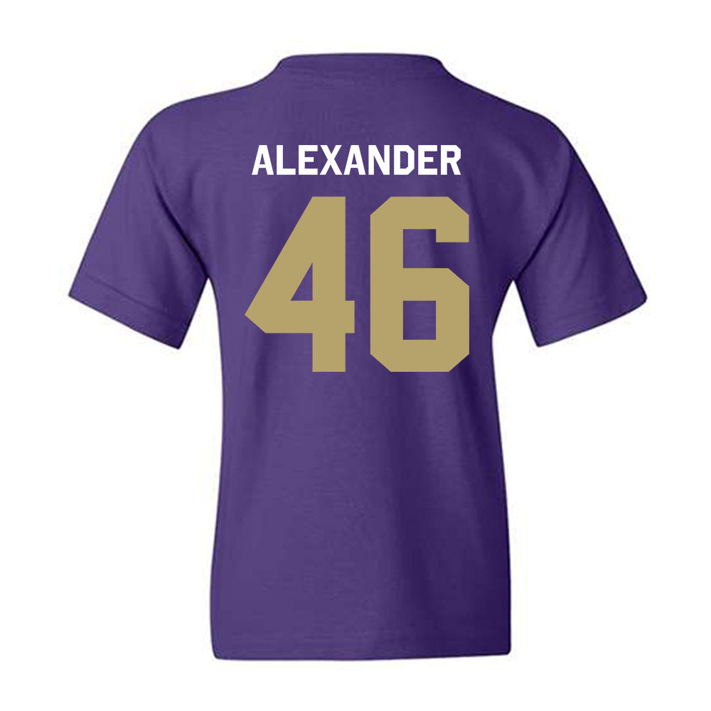 JMU - NCAA Baseball : Luke Alexander - Classic Shersey Youth T-Shirt-1