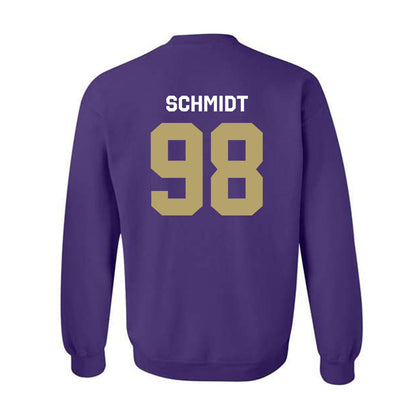 JMU - NCAA Football : Turner Schmidt - Classic Shersey Crewneck Sweatshirt-1