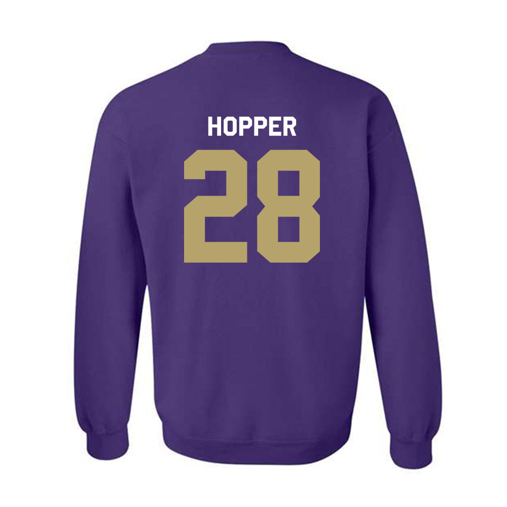 JMU - NCAA Football : Tyjai Hopper - Classic Shersey Crewneck Sweatshirt-1