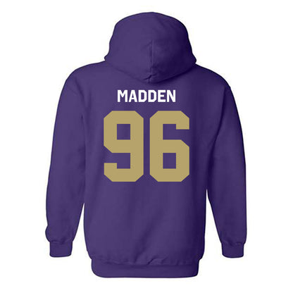 JMU - NCAA Football : Connor Madden - Classic Shersey Hooded Sweatshirt-1