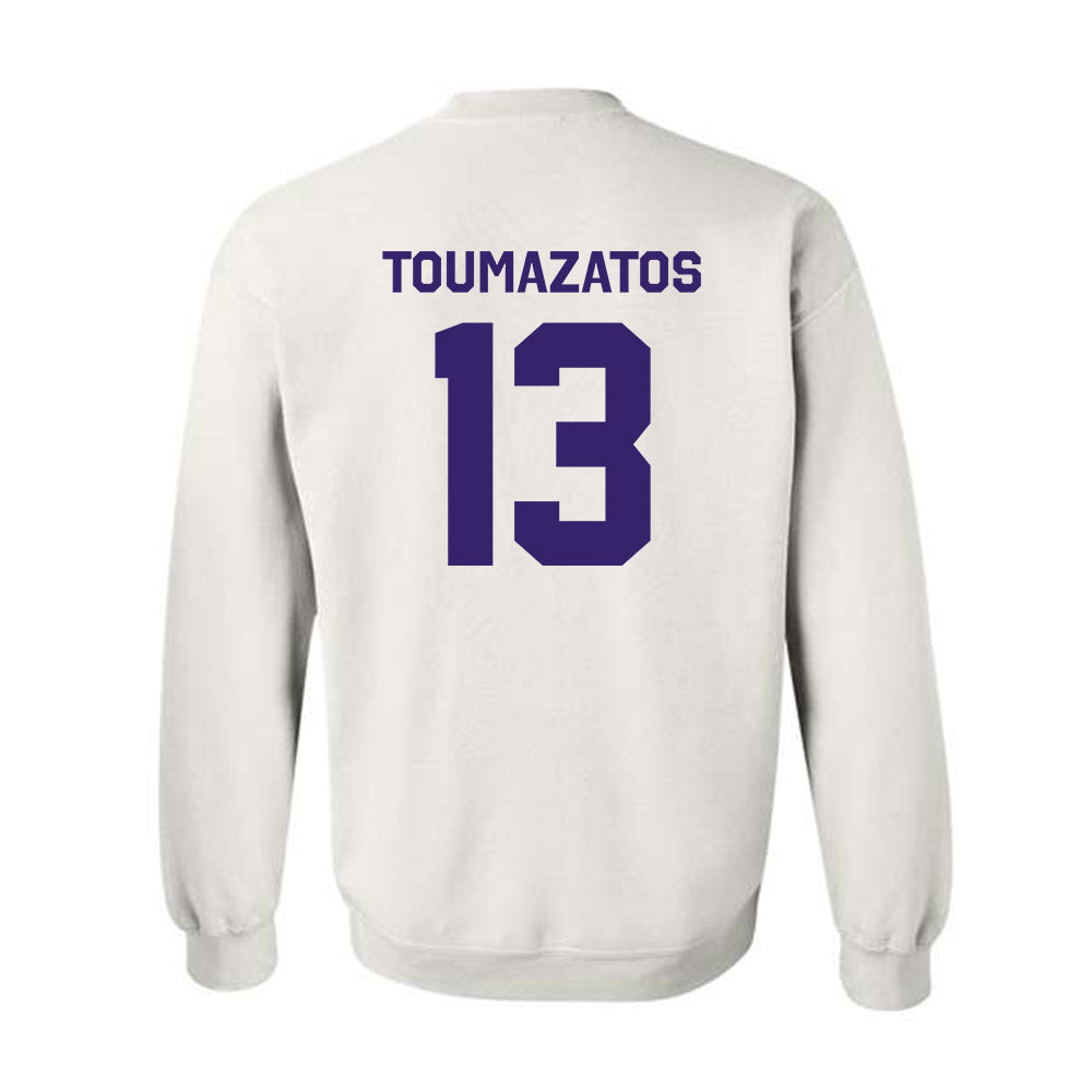 JMU - NCAA Women's Volleyball : Ana Toumazatos - Classic Shersey Crewneck Sweatshirt-1