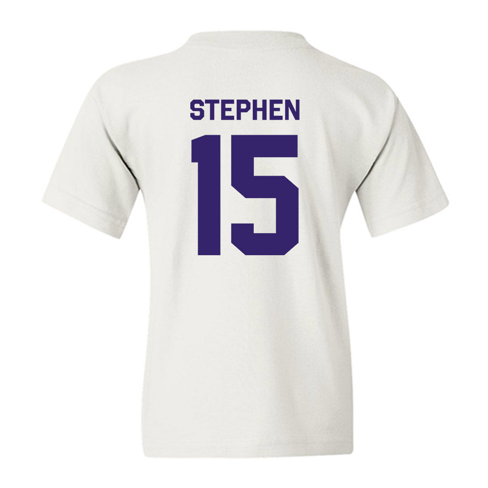 JMU - NCAA Men's Basketball : Joshua Stephen - Classic Shersey Youth T-Shirt-1