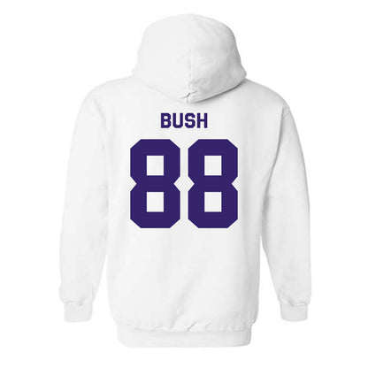 JMU - NCAA Football : Kells Bush - Classic Shersey Hooded Sweatshirt-1