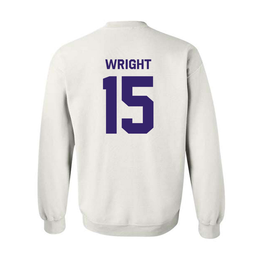 JMU - NCAA Football : Kyi Wright - Classic Shersey Crewneck Sweatshirt-1