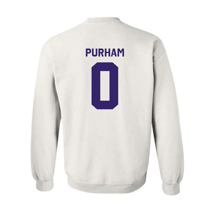 JMU - NCAA Football : Mason Purham - Classic Shersey Crewneck Sweatshirt-1
