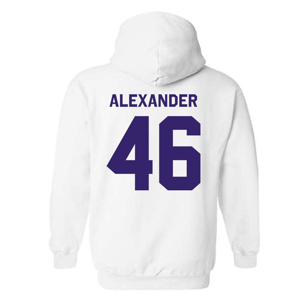 JMU - NCAA Baseball : Luke Alexander - Classic Shersey Hooded Sweatshirt-1