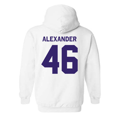 JMU - NCAA Baseball : Luke Alexander - Classic Shersey Hooded Sweatshirt-1