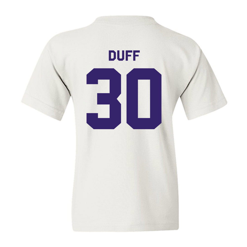 JMU - NCAA Baseball : Lane Duff - Classic Shersey Youth T-Shirt-1