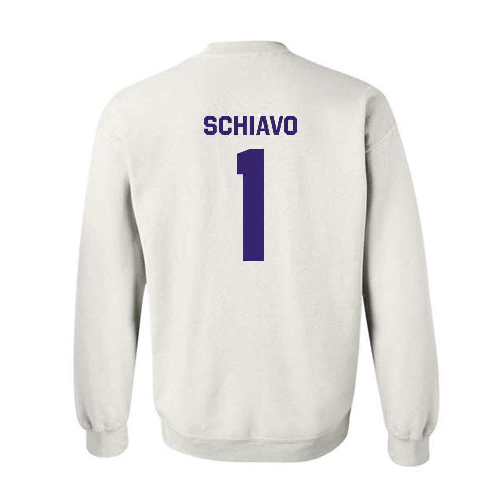 JMU - NCAA Women's Lacrosse : Jolie Schiavo - Classic Shersey Crewneck Sweatshirt-1