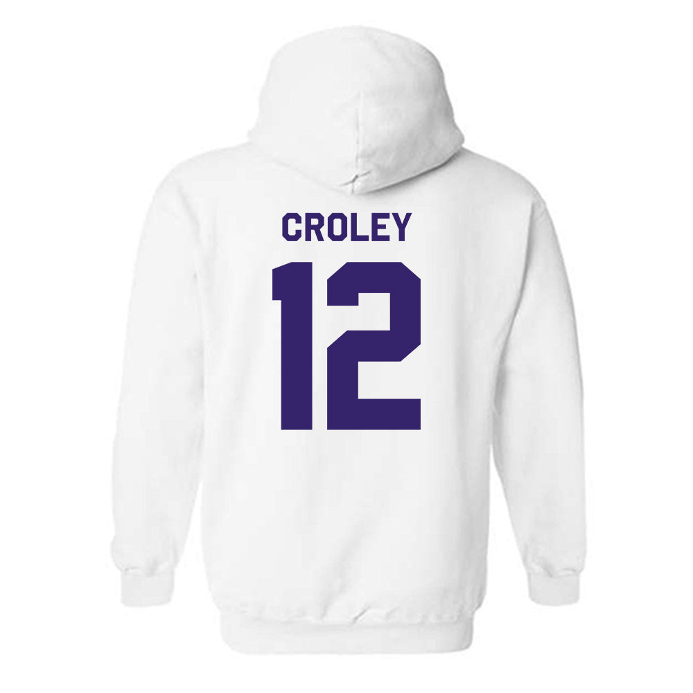 JMU - NCAA Football : Lathan Croley - Classic Shersey Hooded Sweatshirt-1