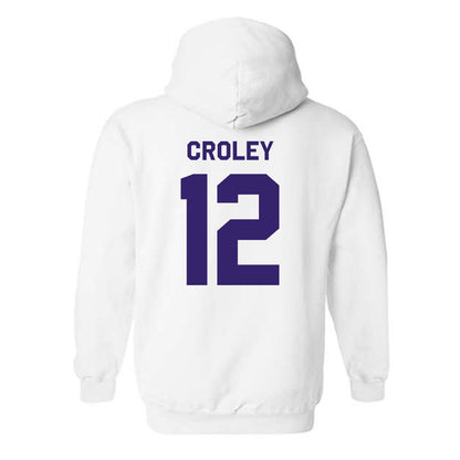 JMU - NCAA Football : Lathan Croley - Classic Shersey Hooded Sweatshirt-1