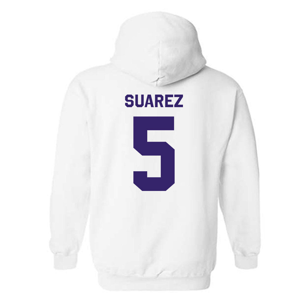 JMU - NCAA Football : Morgan Suarez - Classic Shersey Hooded Sweatshirt-1