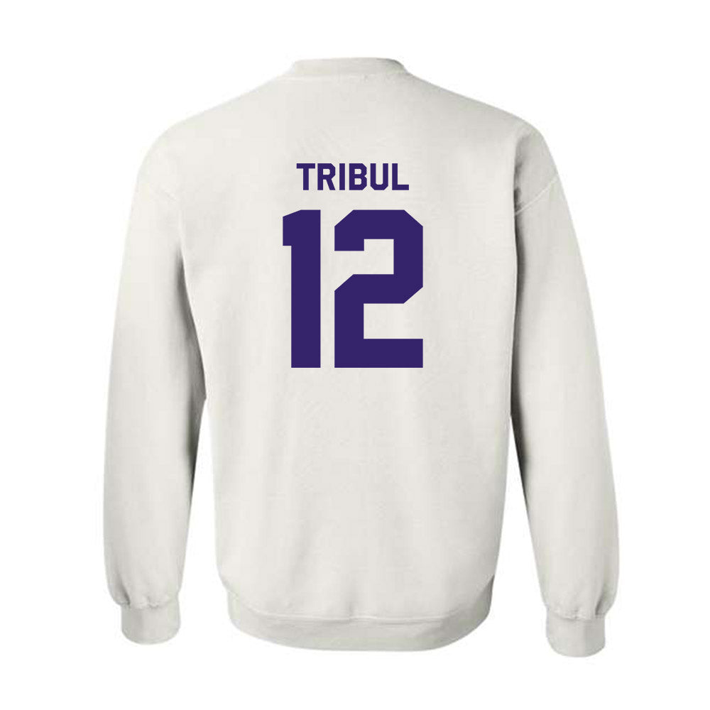 JMU - NCAA Softball : Mia Tribul - Classic Shersey Crewneck Sweatshirt-1