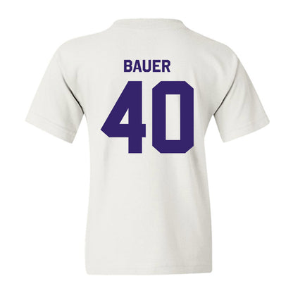 JMU - NCAA Baseball : Patrick Bauer - Classic Shersey Youth T-Shirt-1