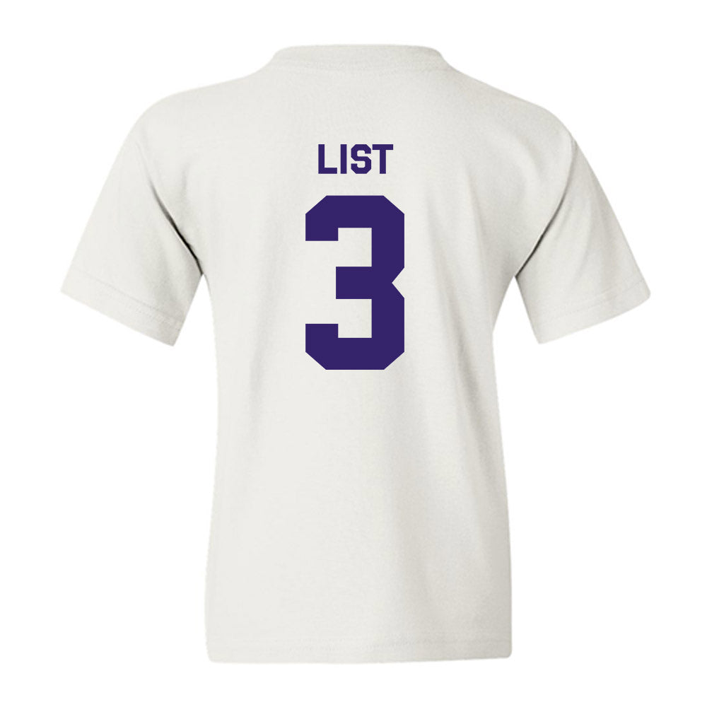 JMU - NCAA Softball : Payton List - Classic Shersey Youth T-Shirt-1