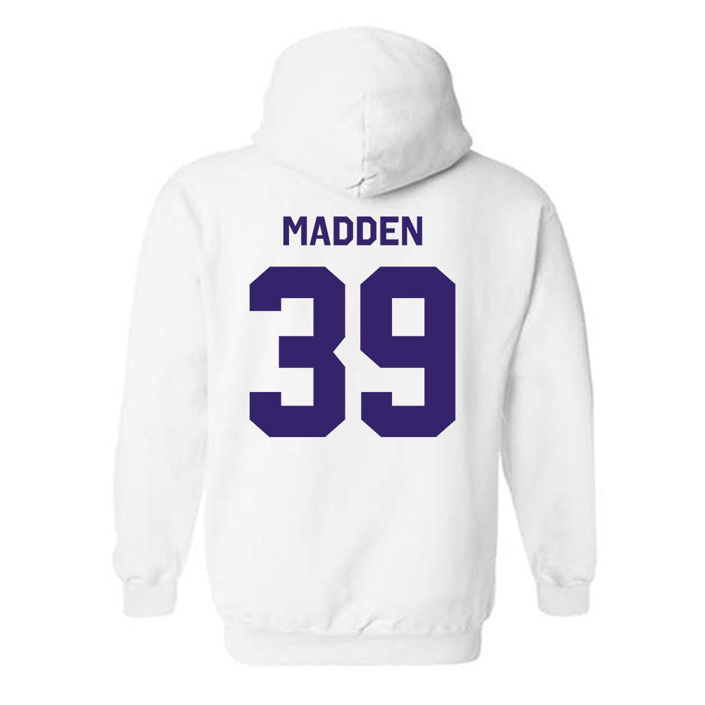 JMU - NCAA Baseball : Griffin Madden - Classic Shersey Hooded Sweatshirt-1