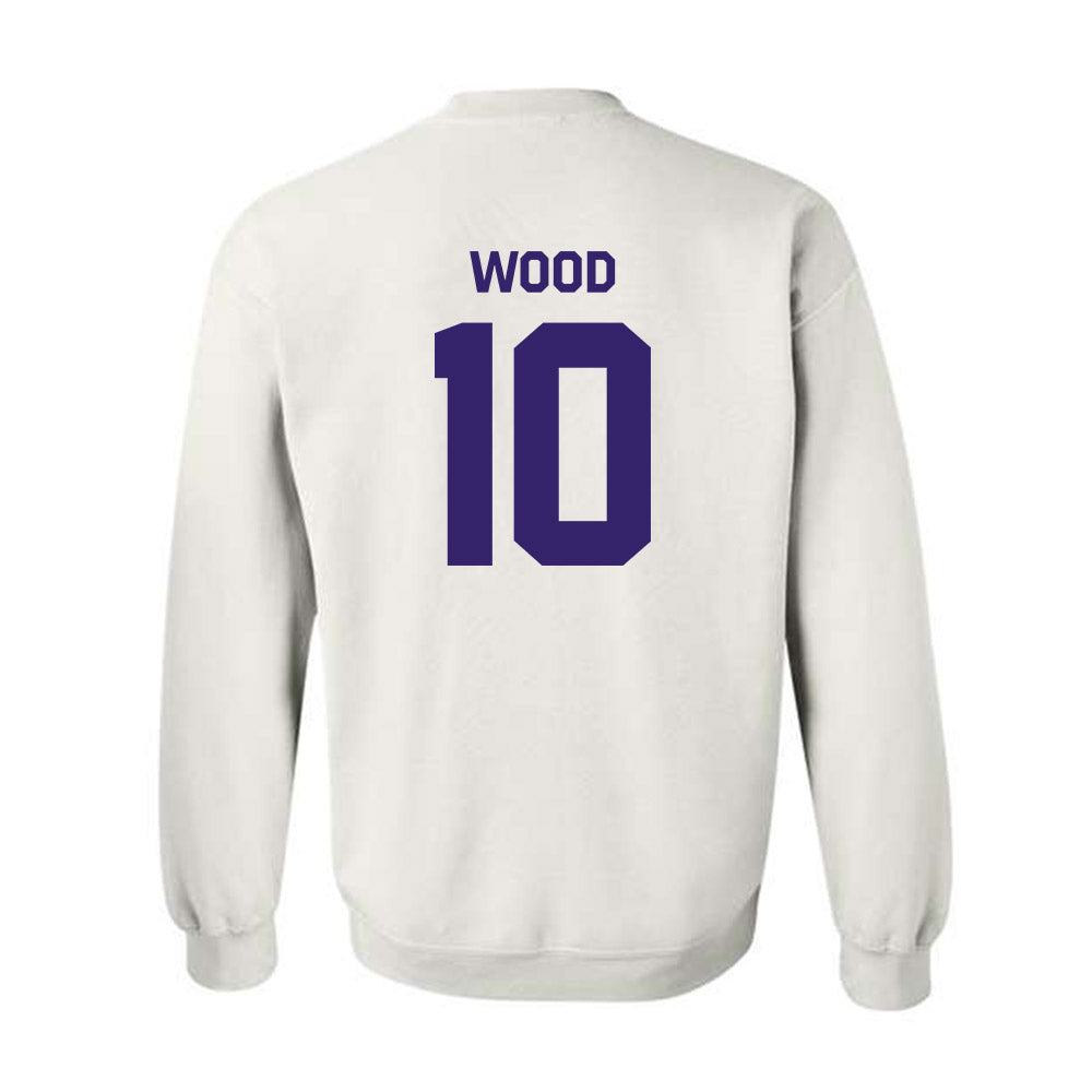 JMU - NCAA Women's Lacrosse : Sammy Wood - Classic Shersey Crewneck Sweatshirt-1
