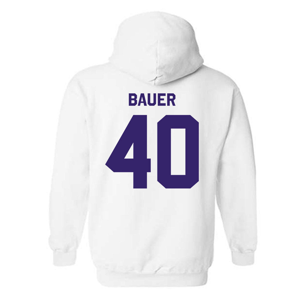 JMU - NCAA Baseball : Patrick Bauer - Classic Shersey Hooded Sweatshirt-1