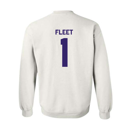 JMU - NCAA Softball : Kirsten Fleet - Classic Shersey Crewneck Sweatshirt-1