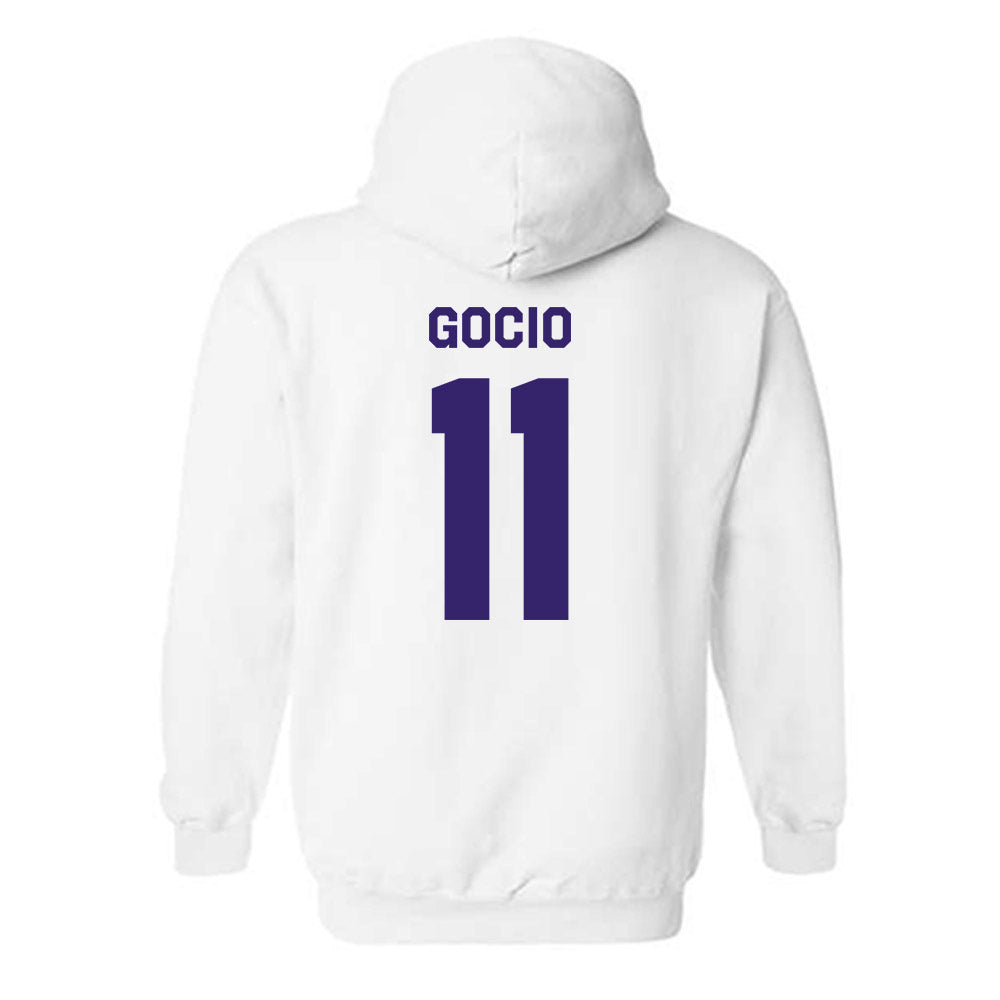 JMU - NCAA Baseball : Ryan Gocio - Classic Shersey Hooded Sweatshirt-1