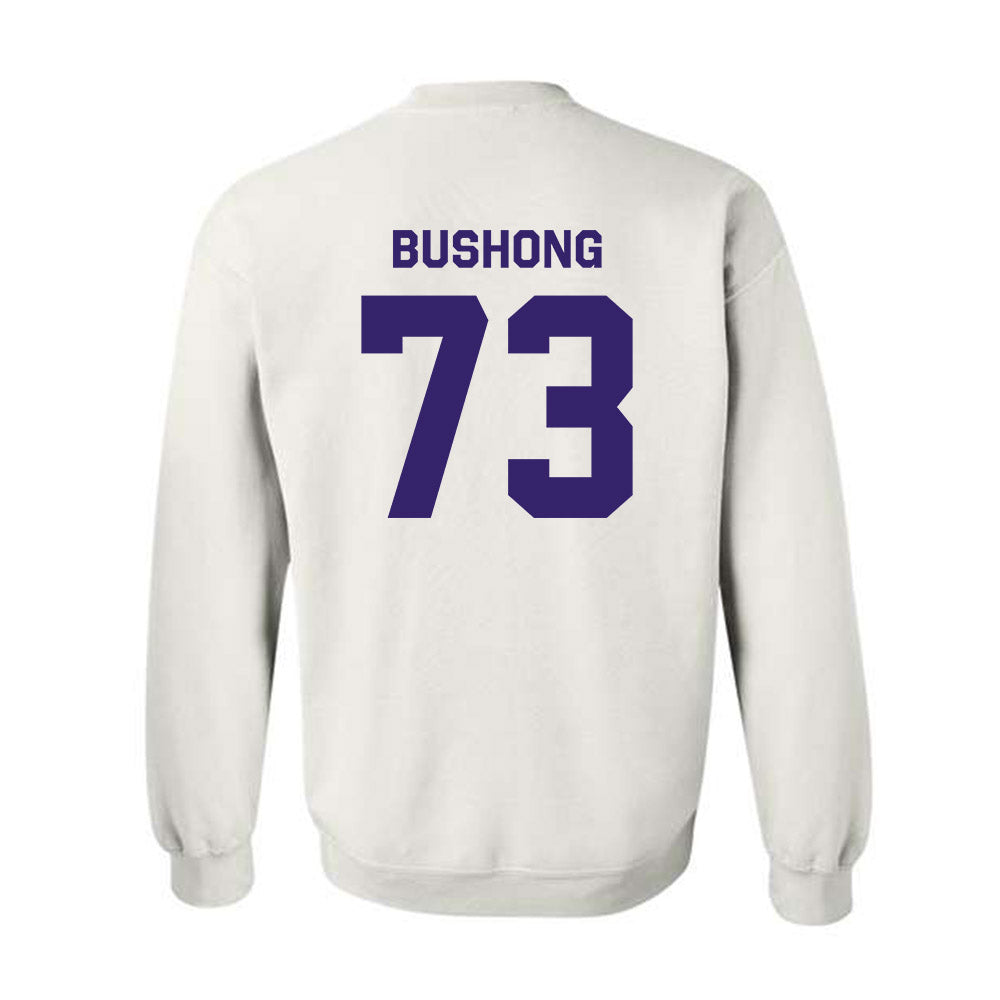 JMU - NCAA Football : Evan Bushong - Classic Shersey Crewneck Sweatshirt-1