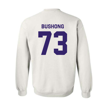 JMU - NCAA Football : Evan Bushong - Classic Shersey Crewneck Sweatshirt-1