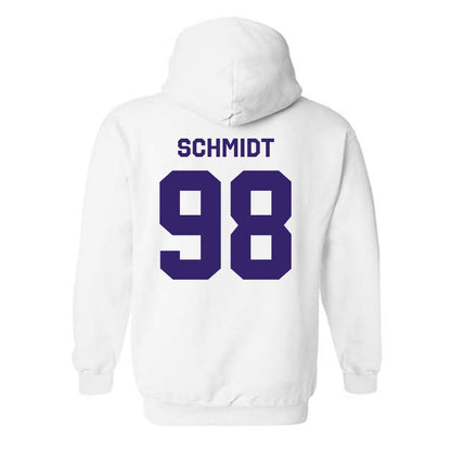 JMU - NCAA Football : Turner Schmidt - Classic Shersey Hooded Sweatshirt-1