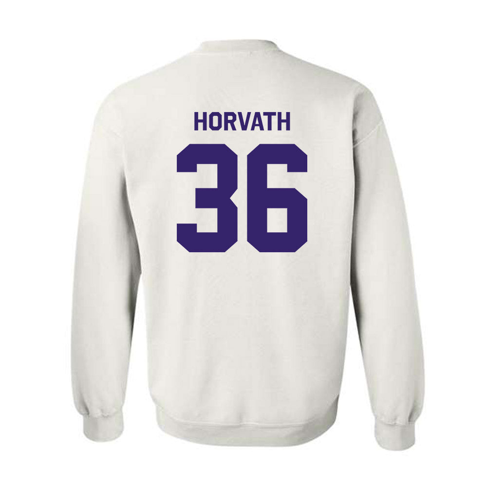 JMU - NCAA Baseball : Adam Horvath - Classic Shersey Crewneck Sweatshirt-1