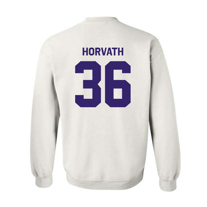 JMU - NCAA Baseball : Adam Horvath - Classic Shersey Crewneck Sweatshirt-1