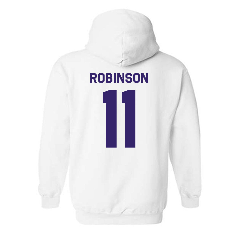 JMU - NCAA Women's Basketball : Bree Robinson - Classic Shersey Hooded Sweatshirt-1