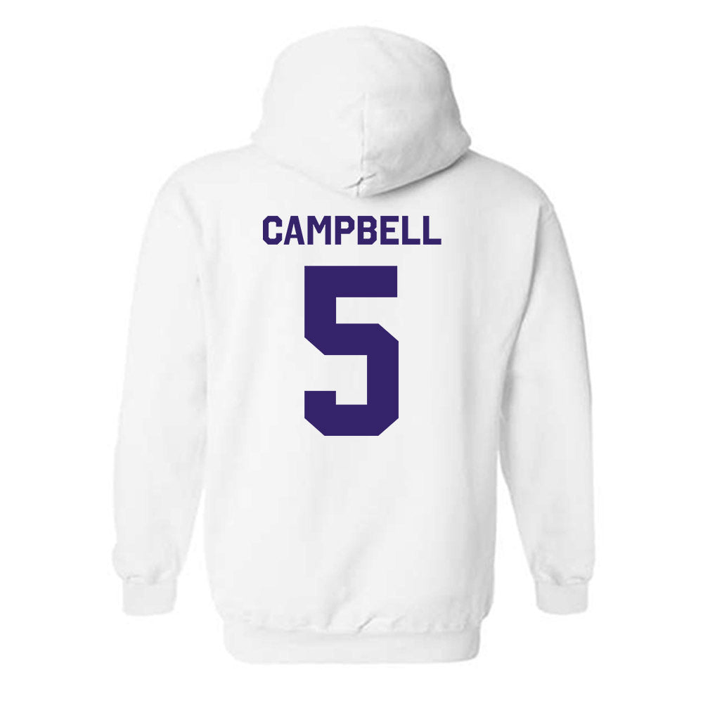 JMU - NCAA Baseball : Wyatt Campbell - Classic Shersey Hooded Sweatshirt-1