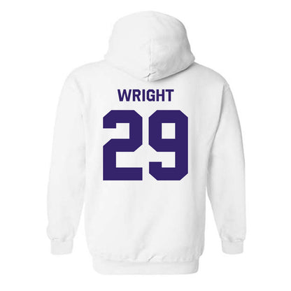 JMU - NCAA Football : KJ Wright - Classic Shersey Hooded Sweatshirt-1