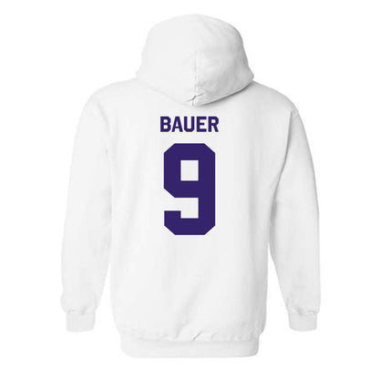 JMU - NCAA Baseball : Landon Bauer - Classic Shersey Hooded Sweatshirt-1
