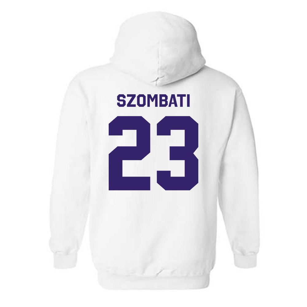 JMU - NCAA Women's Soccer : Kata Szombati - Classic Shersey Hooded Sweatshirt-1