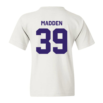 JMU - NCAA Baseball : Griffin Madden - Classic Shersey Youth T-Shirt-1