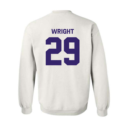 JMU - NCAA Football : KJ Wright - Classic Shersey Crewneck Sweatshirt-1